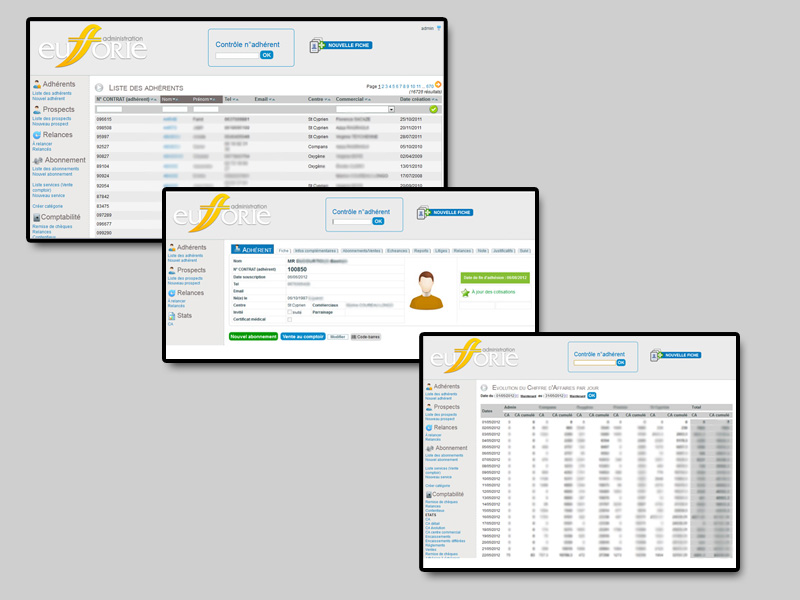 Logiciel gestion d'adhérents