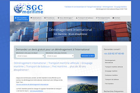 SGC Maritime, transitaire international