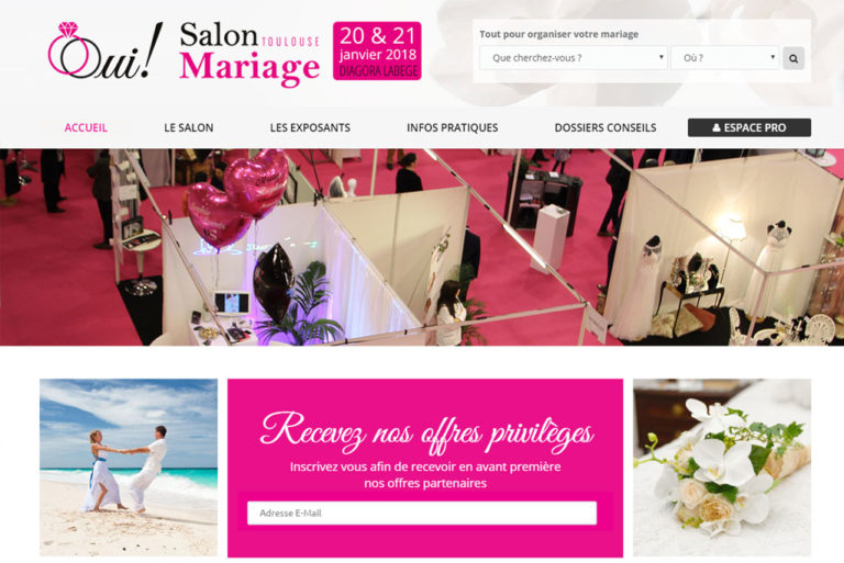 Création site internet Salon Mariage Toulouse
